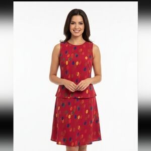 Giorgio Fiorlini Collection 2-Piece Skirt Set Women's Size M Retro Style